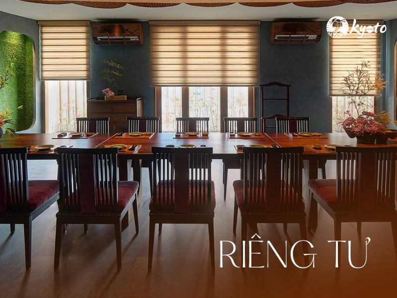 Không gian fine dining mang dấu ấn Kyoto độc đáo