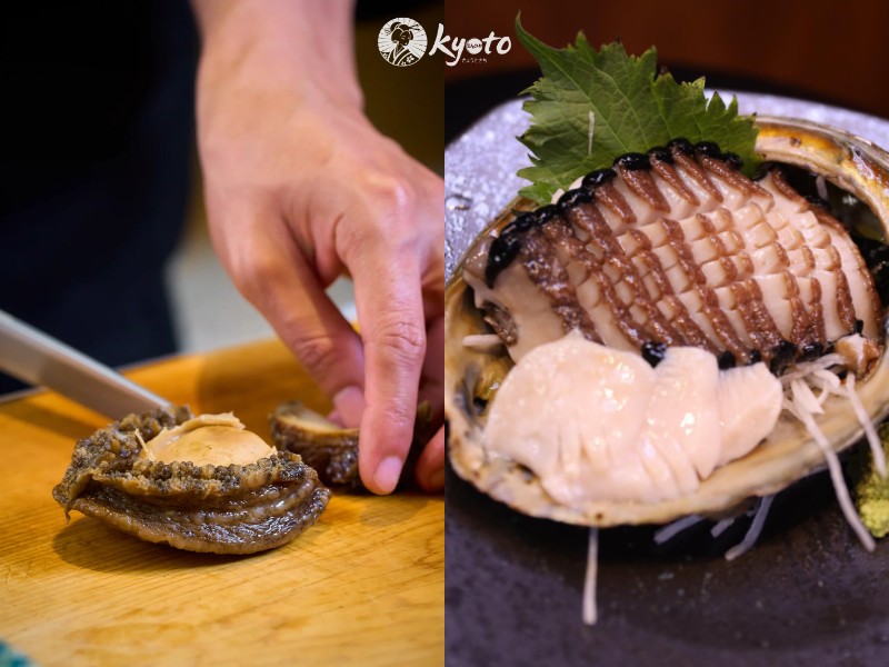 Sashimi bào ngư đòi hỏi kỹ thuật xử lý phức tạp