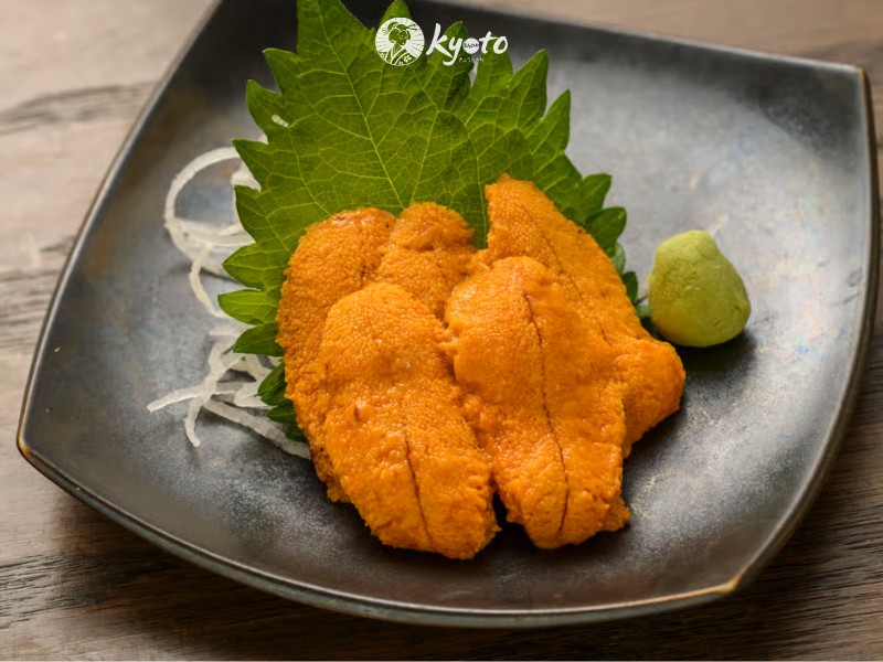 Sashimi Uni – béo mềm, giàu vị umami