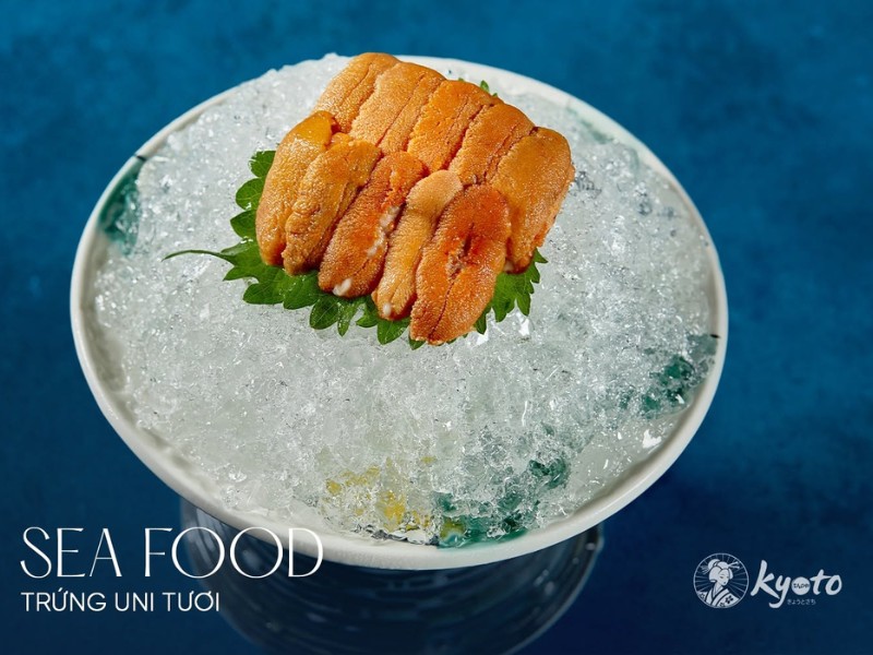 Trải nghiệm uni tươi tại nhà hàng Kyoto Sachi
